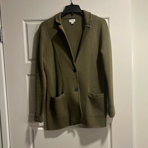 J. Crew Factory sweater blazer.
